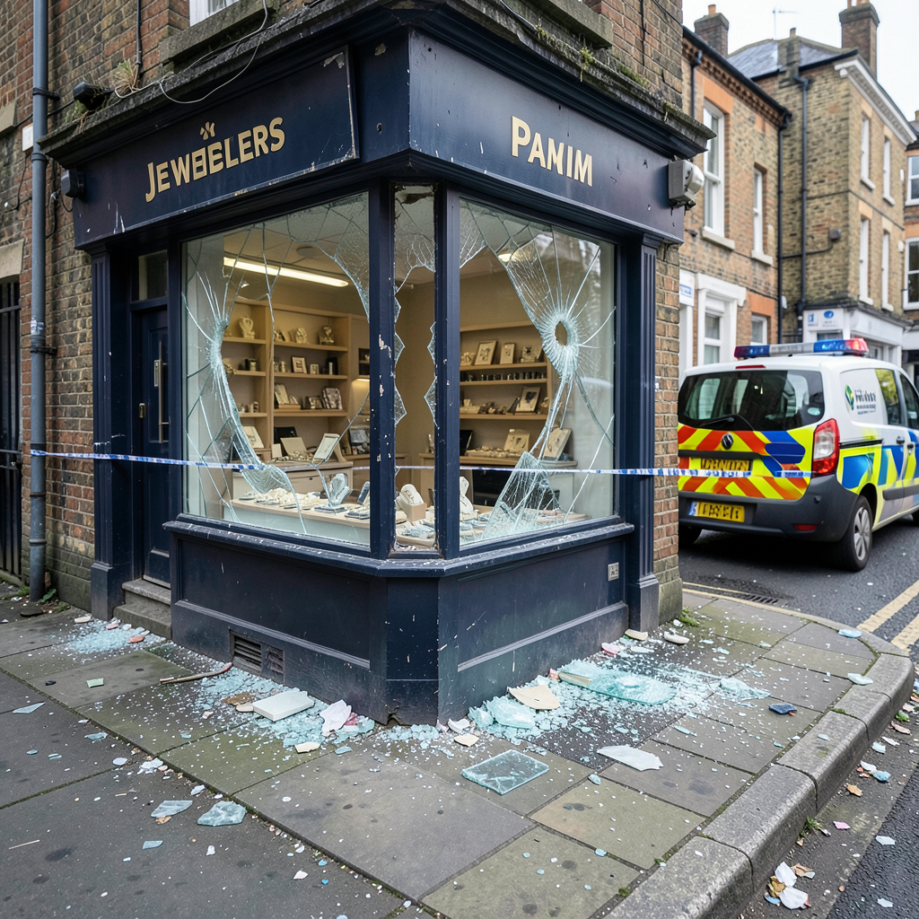 Bradford jewellers ram-raid: woman struck but uninjured, nothing stolen